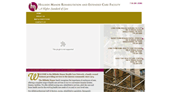 Desktop Screenshot of hillsidehealthcare.com