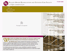 Tablet Screenshot of hillsidehealthcare.com